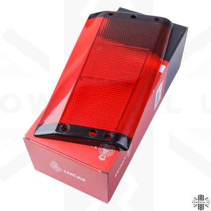 Rear Light Lens for Range Rover Classic - Side Section - Black Edge - Left Side