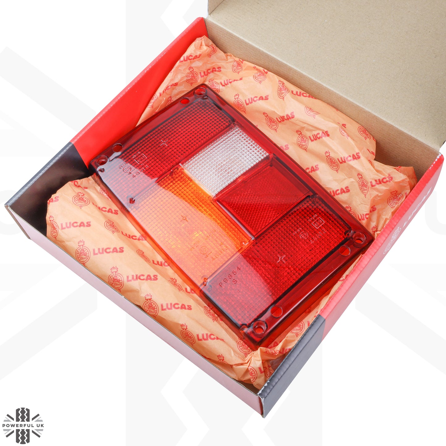 Rear Light Lens for Range Rover Classic - Main Lens - Clear Edge - Left Side