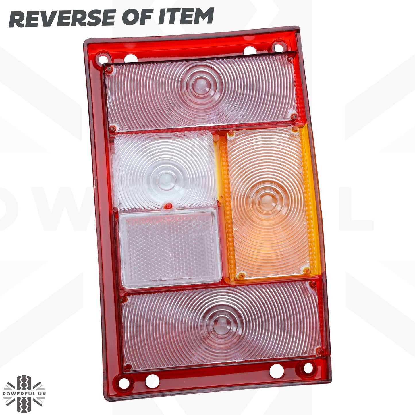 Rear Light Lens for Range Rover Classic - Main Lens - Clear Edge - Left Side