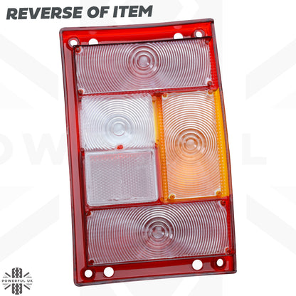 Rear Light Lens for Range Rover Classic - Main Lens - Clear Edge - Left Side