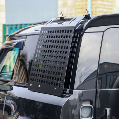 Molle Plate Kit - Black - Grid Design - LH - for Land Rover Defender L663 (90 Model)