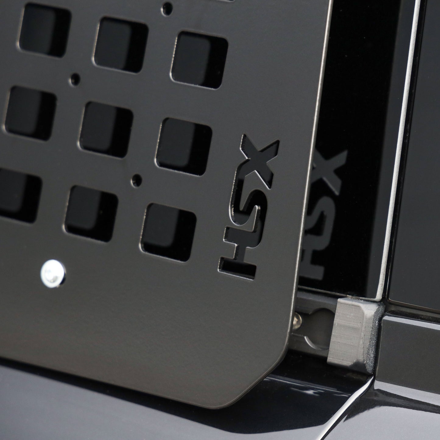 Molle Plate Kit - Black - Grid Design - LH - for Land Rover Defender L663 (90 Model)