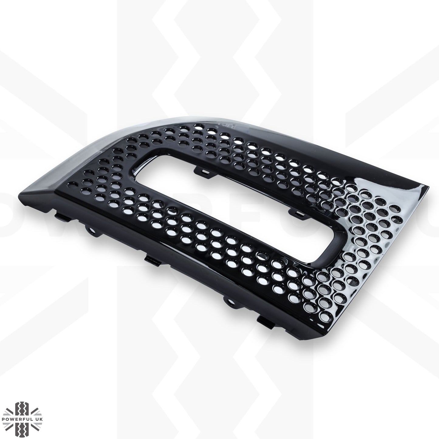 Fog Lamp Surround Grille for Land Rover Defender L663 - Gloss Black - PAIR