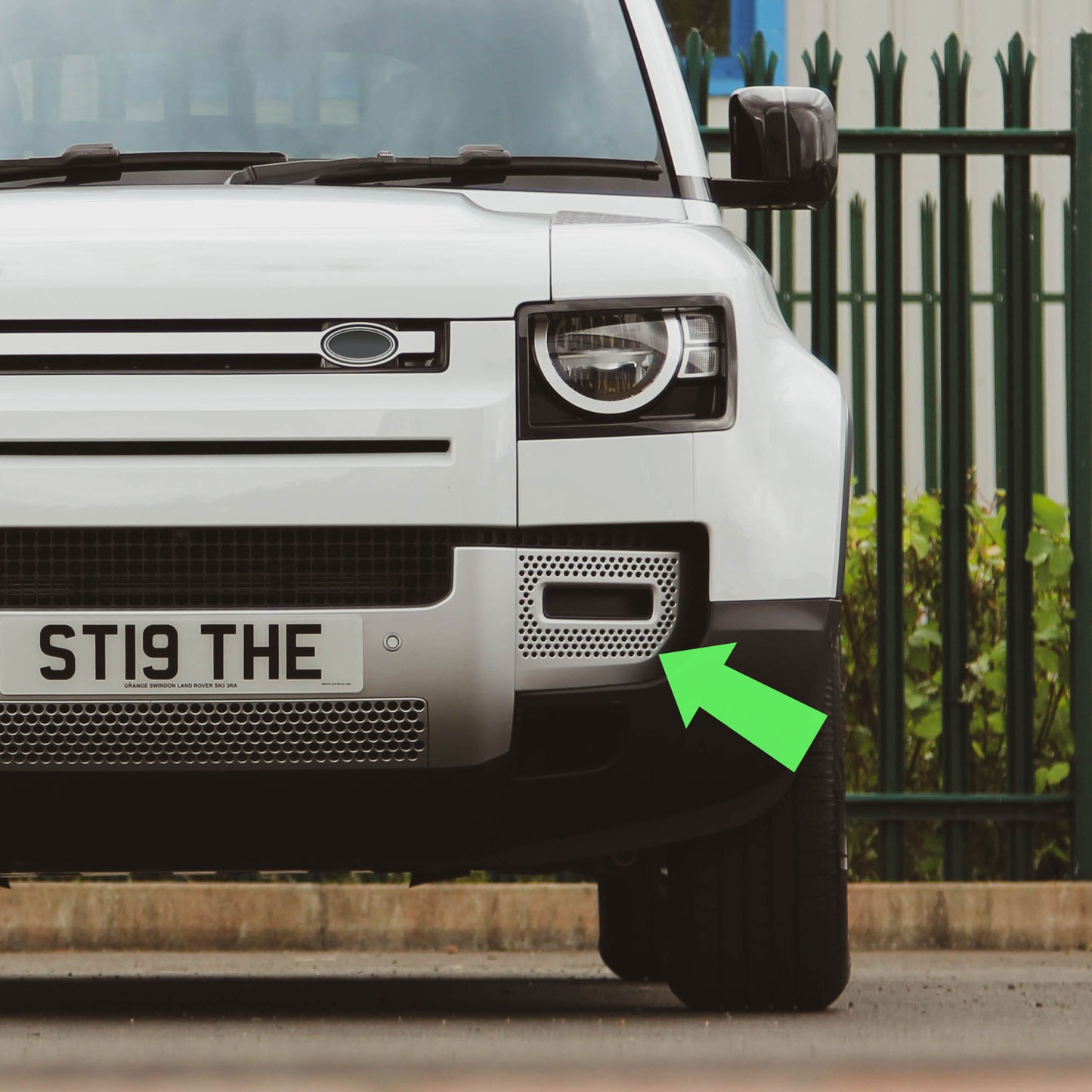 Fog Lamp Surround Grille for Land Rover Defender L663 - Unpainted - LEFT