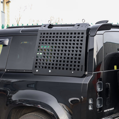 Molle Plate Kit - Black - Grid Design - PAIR - for Land Rover Defender L663 (90 Model)