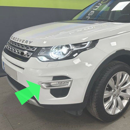 Silver Fog Light Surround for Land Rover Discovery Sport 2015-19 - Left