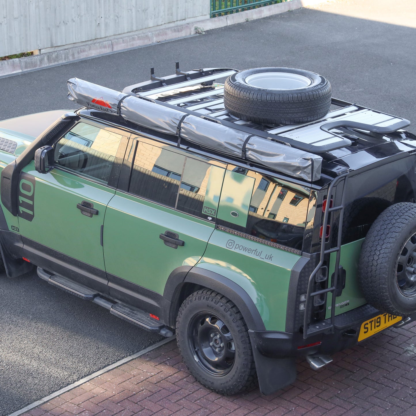 Awning Pillar Mount for Expedition Roof Rack for Land Rover Defender L663 - Left