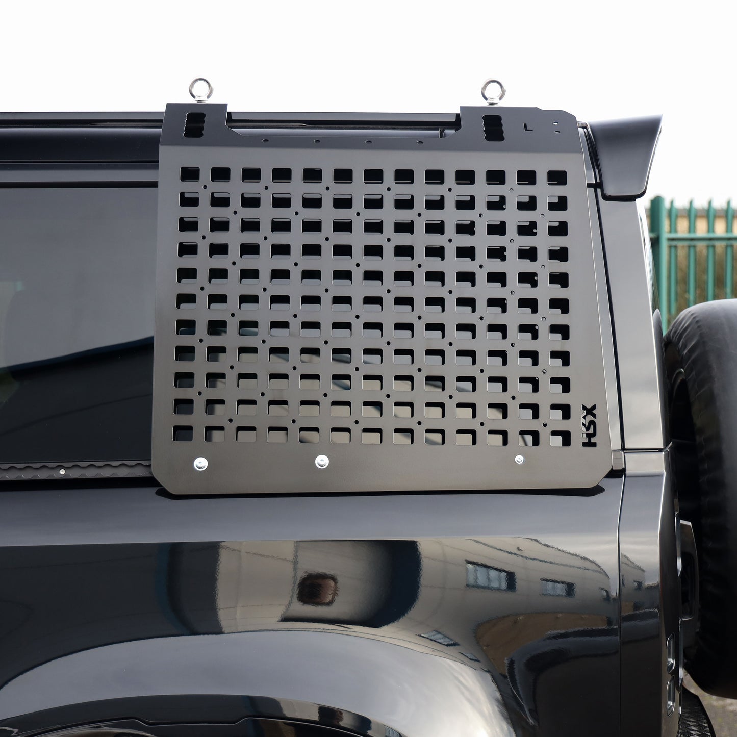 Molle Plate Kit - Black - Grid Design - LH - for Land Rover Defender L663 (90 Model)