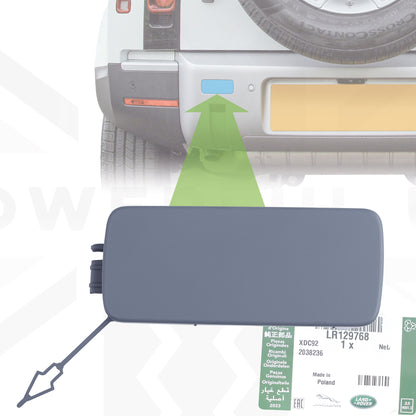 Genuine Tow Eye Blanking Plate for Land Rover Defender L663 - Left