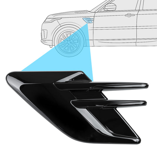 2018 Side Vent Gloss Black for Range Rover Sport L494 2018 - Left