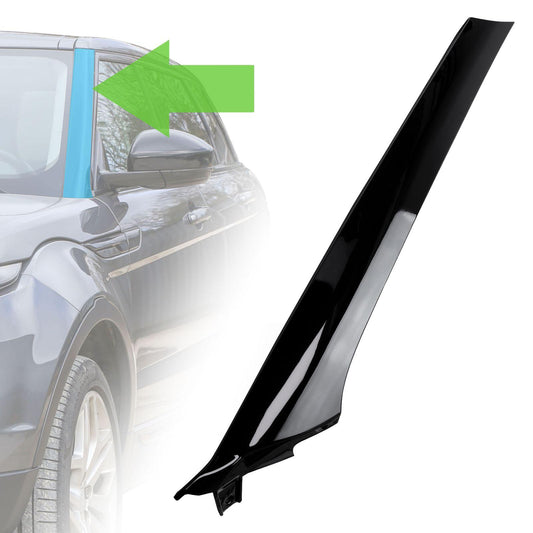 Aftermarket A Pillar Finisher in Gloss Black for Range Rover Evoque 1 '5 Door' (2011-18) - LEFT