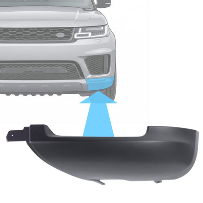 Front Bumper Lower Corner for Range Rover Sport L494 2018 - Textured Black - Left