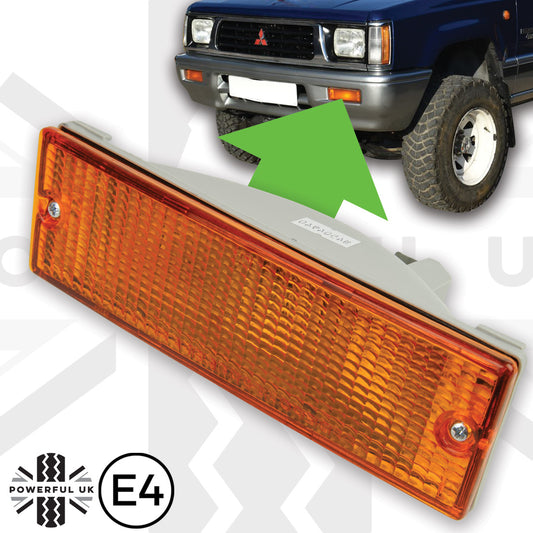 Front Bumper Indicator Light - Left - for Mitsubishi L200 Early
