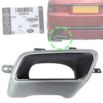 Genuine Exhaust Finisher for Range Rover Sport L494 2018 - LEFT