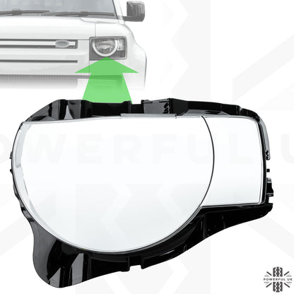 Replacement Headlight Lens for Land Rover Defender L663 - Left