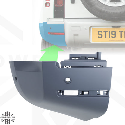 Rear Bumper Corner for Land Rover Defender L663 in Primer - LEFT