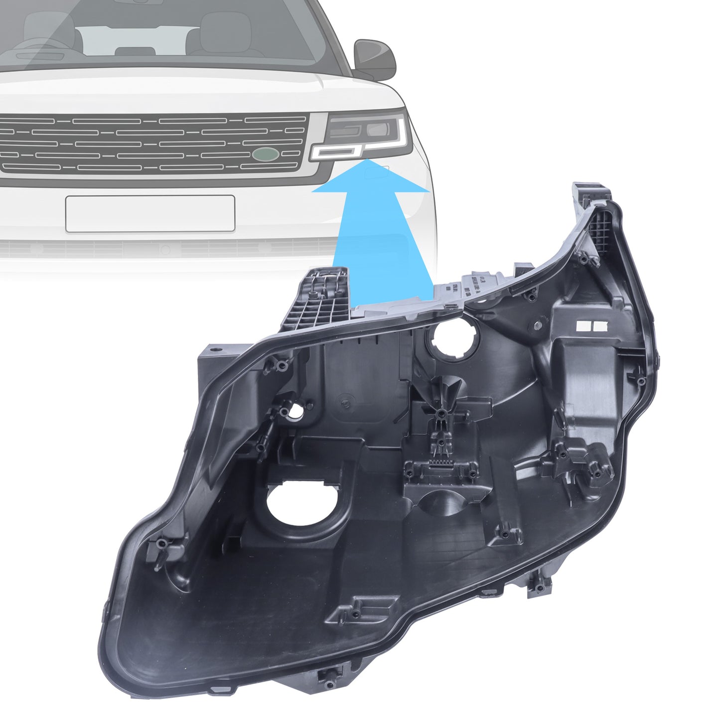 Replacement Headlight Rear Housing for Range Rover L460 - LH