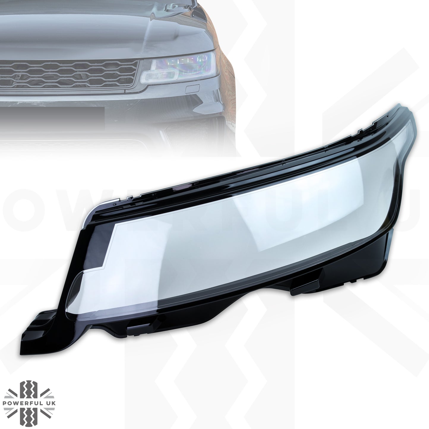 Replacement Headlight Lens for Range Rover Sport 2018-22 - LH