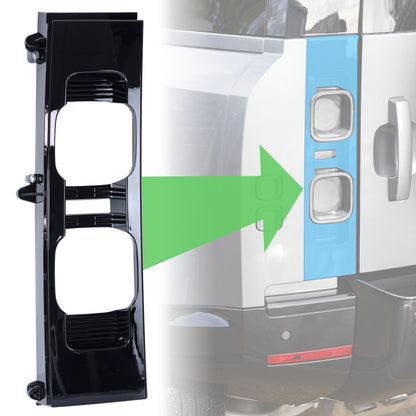 Rear Light Cover Panel in Gloss Black for Land Rover Defender L663 - Left