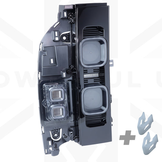 Smoked UK Rear Light Assembly (Aftermarket) for Land Rover Defender L663 - LH