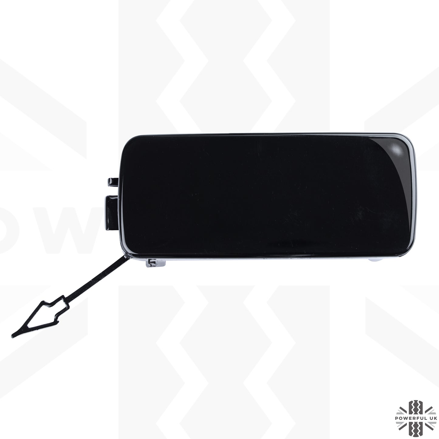 Tow Eye Blanking Plate for Land Rover Defender L663 - Gloss Black - Left