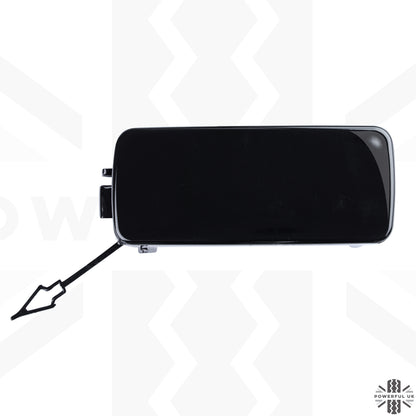 Tow Eye Blanking Plate for Land Rover Defender L663 - Gloss Black - Left