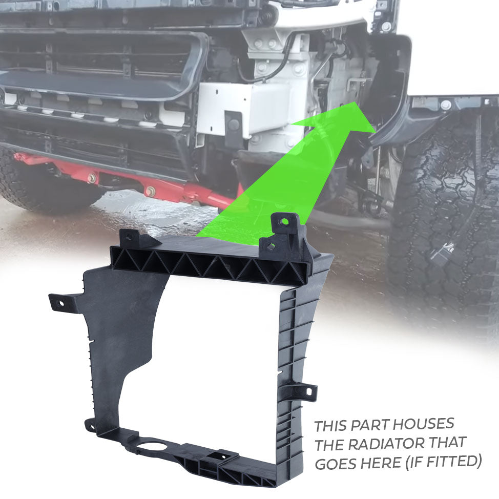 Lower LEFT Radiator Frame for Land Rover Defender L663