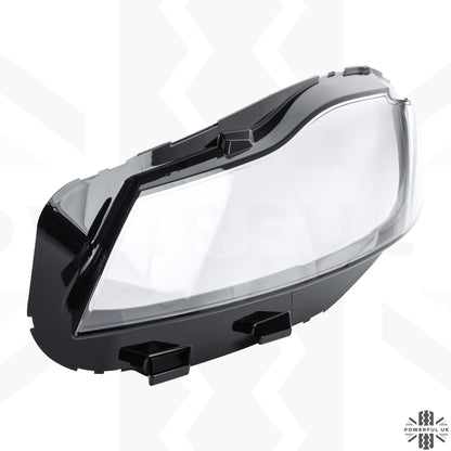 Replacement Headlight Lens for Jaguar XF 2016-20 - LH