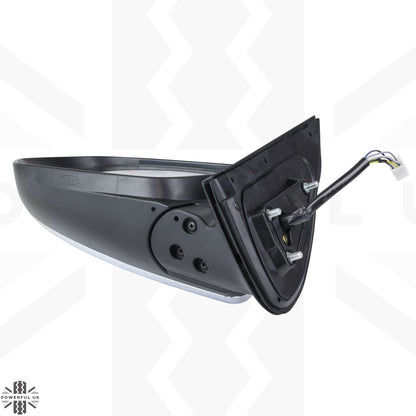 Wing Mirror Assembly - Chrome - LH - for Toyota Hilux Mk7 (2011-15)