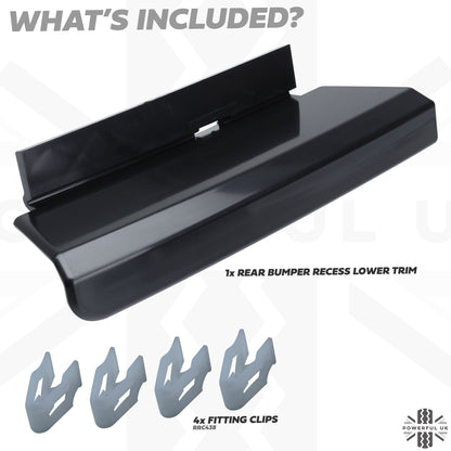 Rear Bumper Recess Trim (Lower Section) for Land Rover Defender L663 - LEFT