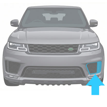 Front Bumper Grille Frame for Range Rover Sport L494 2018-22 - Left