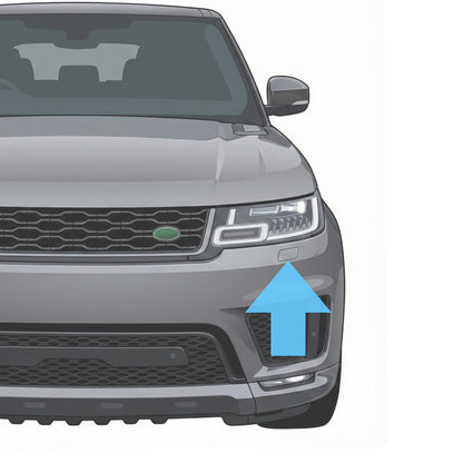 Headlight Washer Jet for Range Rover Sport L494 2018-22 - Left