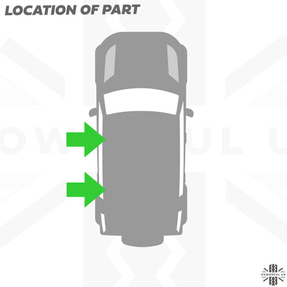Cross Bar Awning Quick Release Mount Kit for Land Rover Defender L663 - for ARB - LEFT