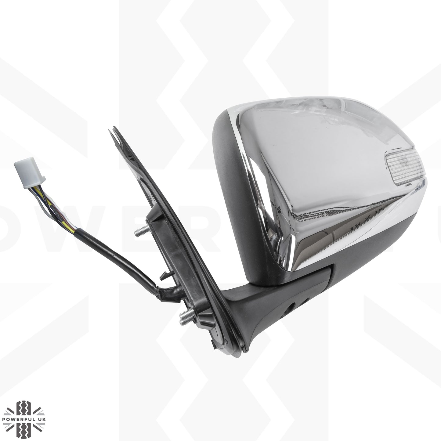 Wing Mirror Assembly - Chrome - LH - for Toyota Hilux Mk7 (2011-15)