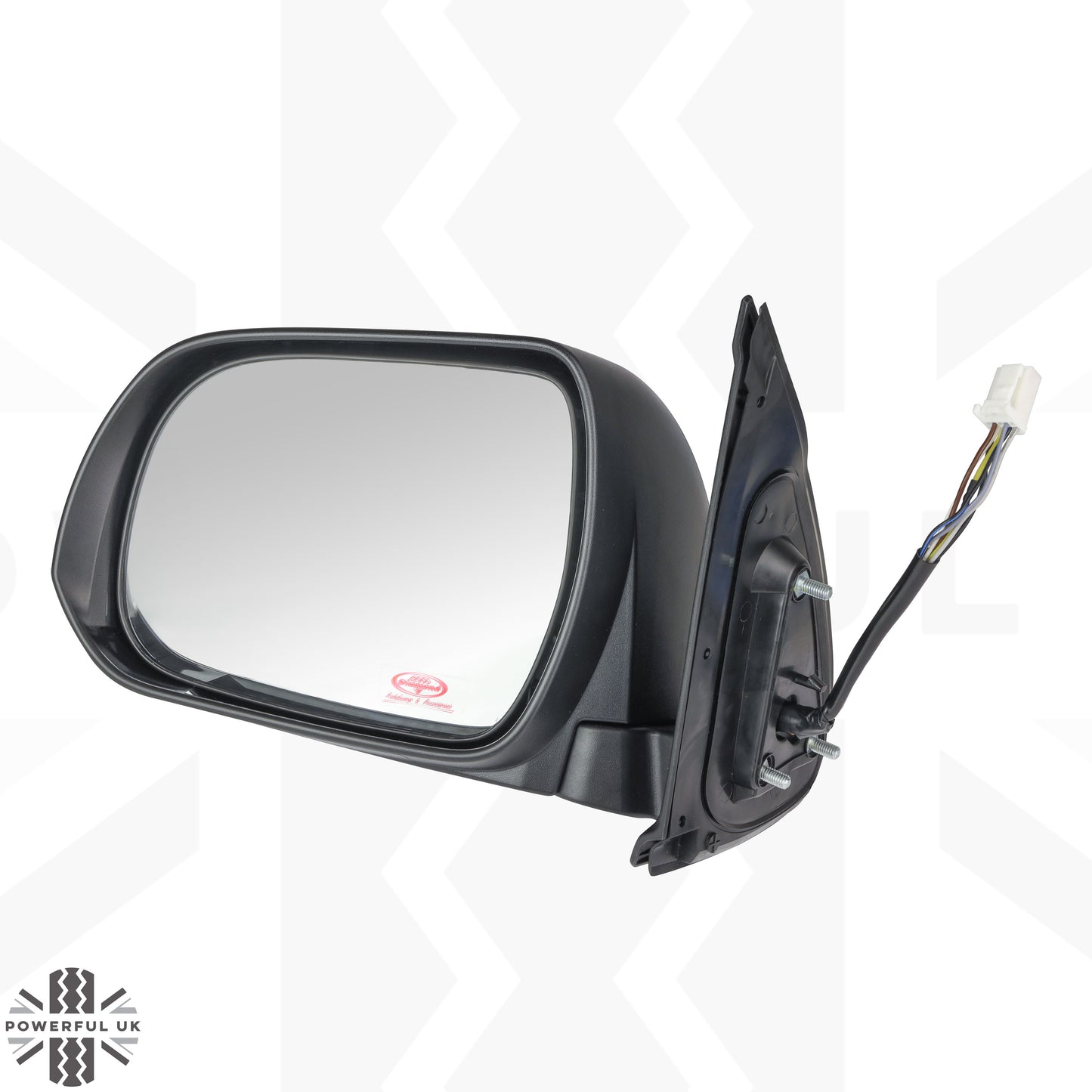 Wing Mirror Assembly - Chrome - LH - for Toyota Hilux Mk7 (2011-15)