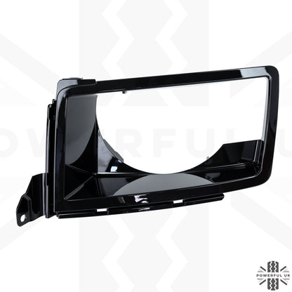 Headlight Surround 'NO Washer' in Gloss Black for Land Rover Defender L663 - LEFT