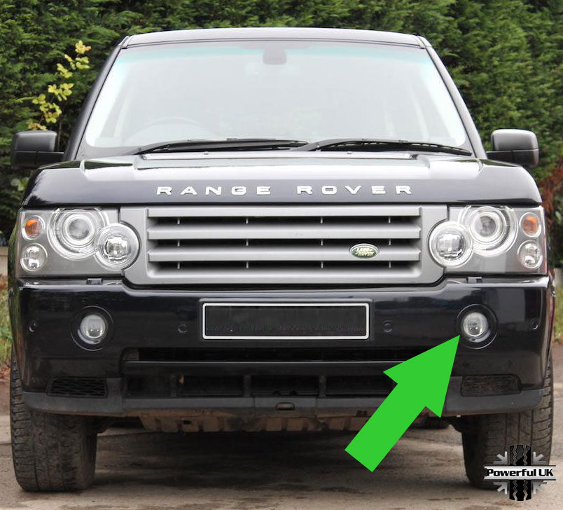 Fog Lamp Bezel for Range Rover L322 2006-09  front bumper - Primer LH