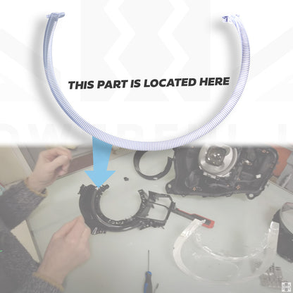 Headlight Signature Halo Acrylic Strip for Land Rover Defender L663 - Left