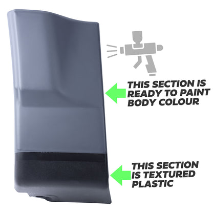 Lower Door Moulding in Primer - Front Left Small Section - for Land Rover Freelander 2