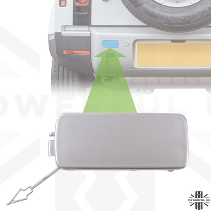 Tow Eye Blanking Plate for Land Rover Defender L663 - Silver - Left