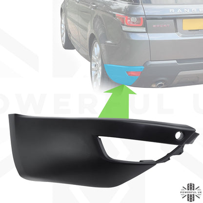 Rear Bumper Side Moulding for Range Rover Sport L494 (2014-17) - Smooth ABS - LEFT