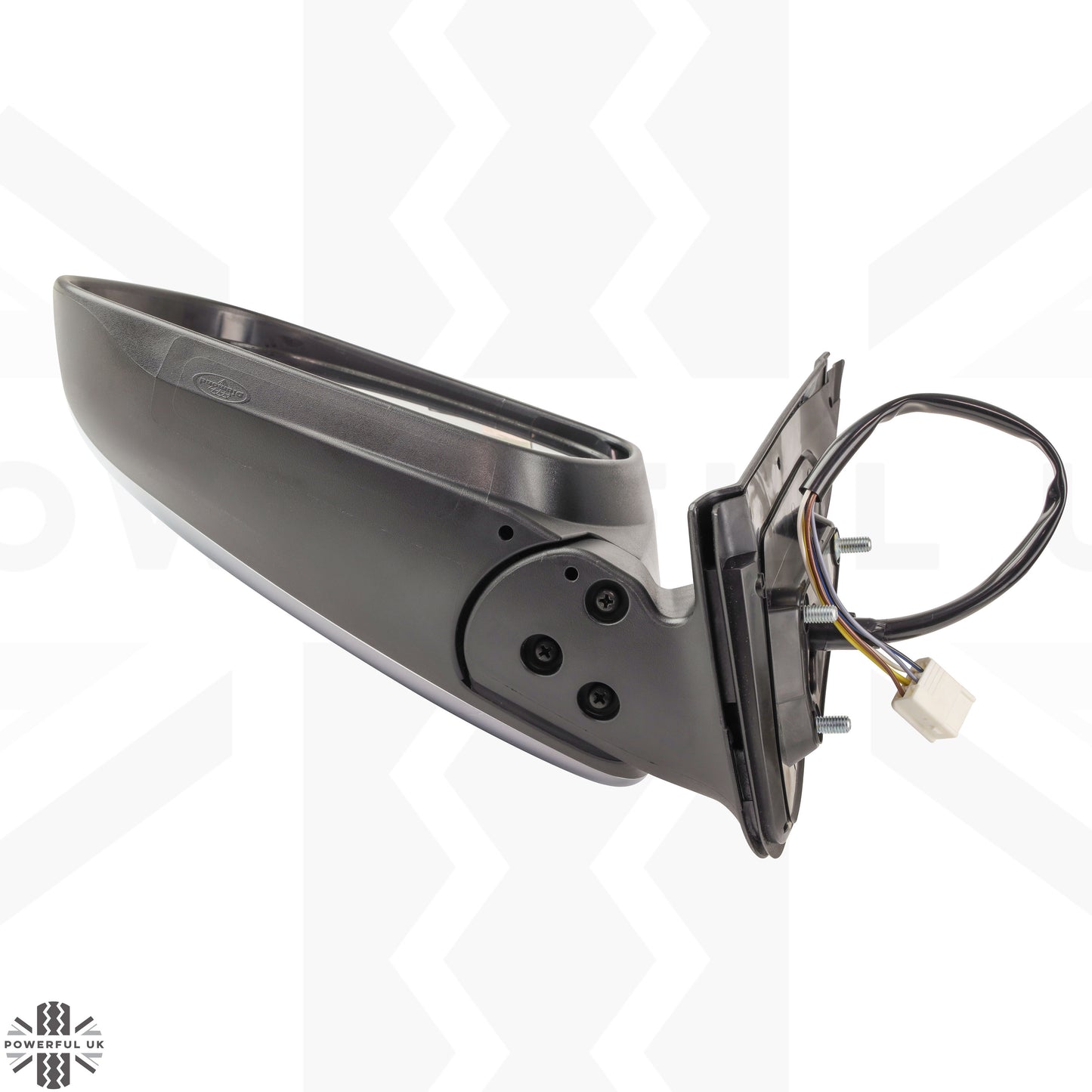 Wing Mirror Assembly - Chrome - LH - for Toyota Hilux Mk6 (WITH power fold)