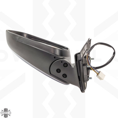 Wing Mirror Assembly - Chrome - LH - for Toyota Hilux Mk6 (WITH power fold)