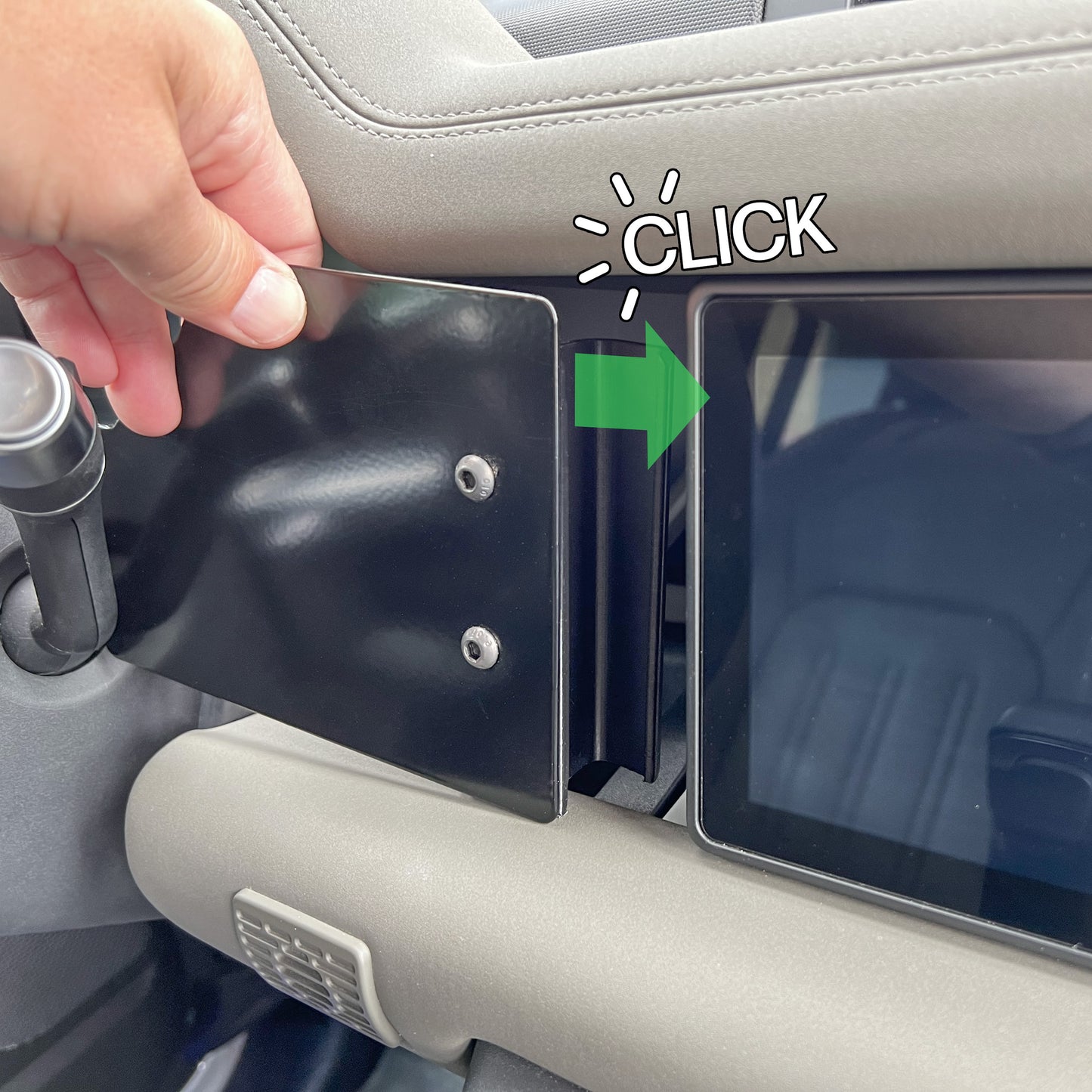 Auxiliary Panel Kit for Land Rover Defender L663 - Satin Black - Left Hand Drive