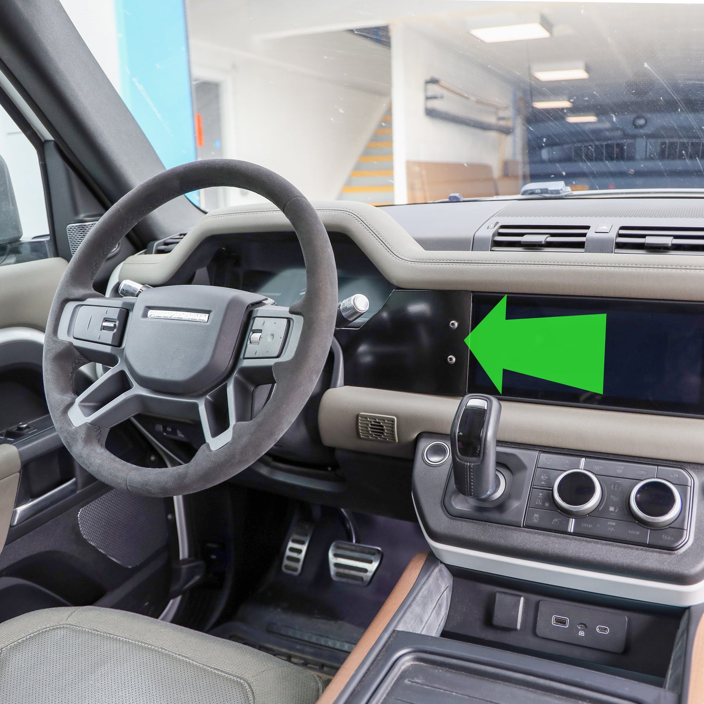 Auxiliary Panel Kit for Land Rover Defender L663 - Satin Black - Left Hand Drive