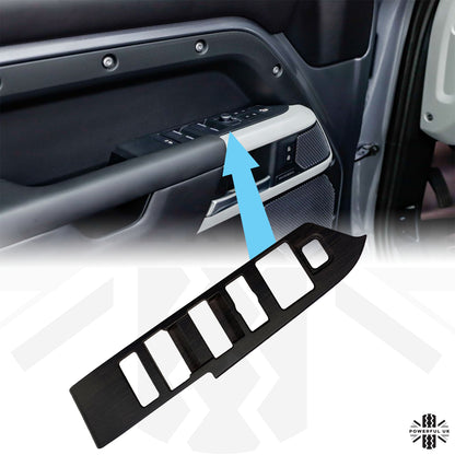 Window Switch Surround Trim - Oak Wood - for Land Rover Defender L663 LHD