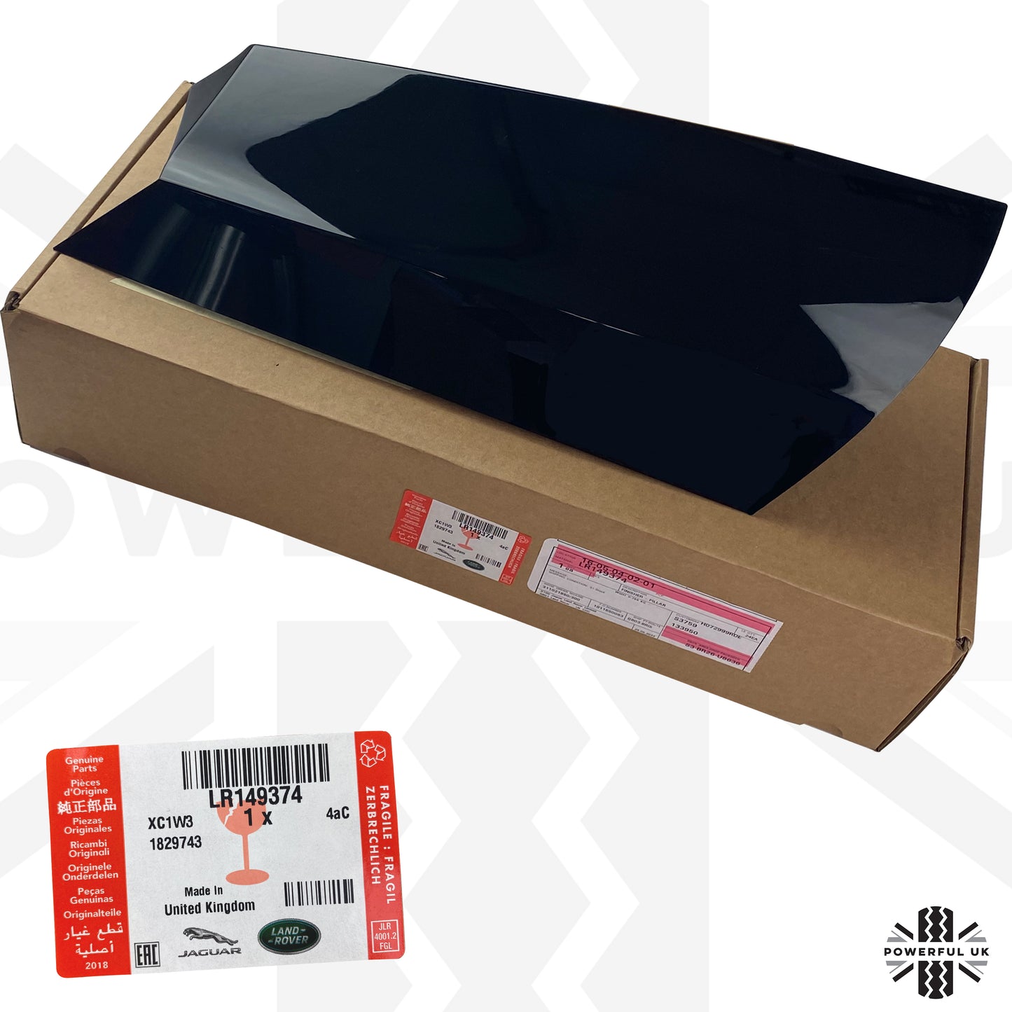 Genuine Black Left D Pillar Cover for Land Rover Discovery Sport