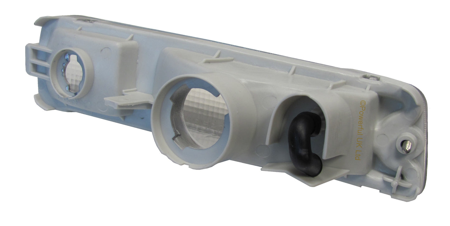 Clear front Bumper Light Upgrade kit for Mitsubishi L200 + Bulbs (Pair)