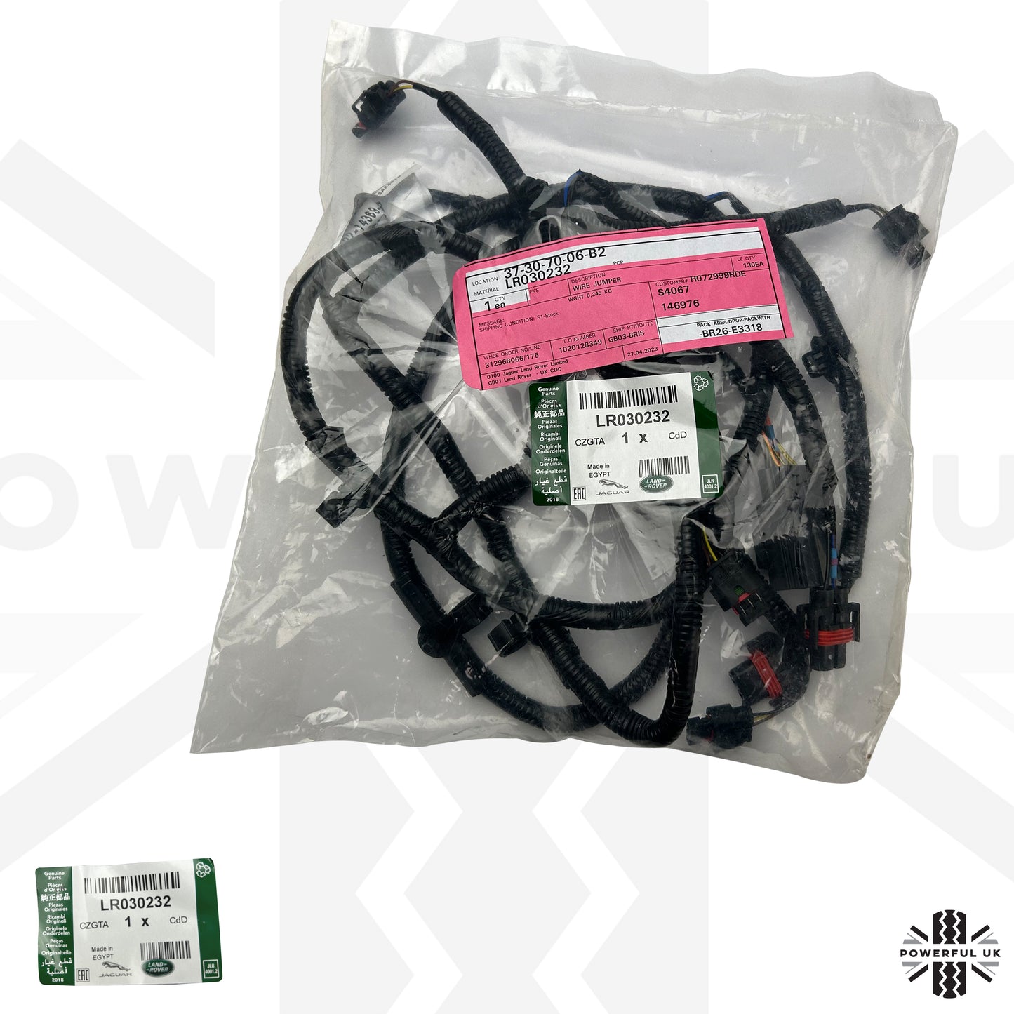 Front Bumper PDC & Fog Lights Wiring Loom for Land Rover Discovery 4