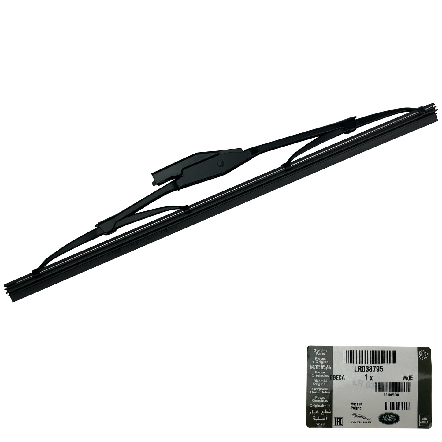 3pc Windscreen Wiper Blade Kit for Range Rover Evoque - Genuine